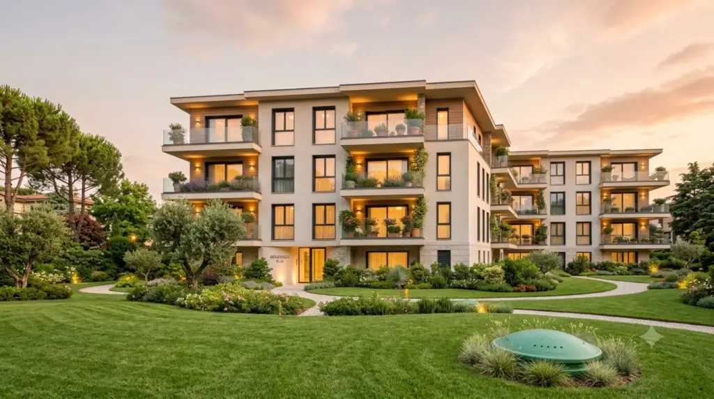 Complesso condominiale servito da impianto GPL