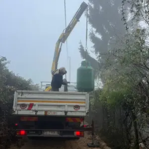 Installazione di un serbatoio GPL a Rocca di Papa